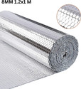 TurtleGrip Aluminium Heat Insulation Sheet 300 GSM 8mm (1.2x1m) for Roof Shield For Summer Silver Roof Shingle