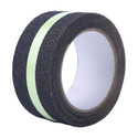 TurtleGrip Anti Slip Tape Glow in Dark, Anti Skid Tape (18Mx50MM) Strong adhesive Anti Skid Tape High Traction Abrasive Tape For Slippery Floors, Staircase, Ramps, Indoor, Outdoor, Slippery Stairs and Surfaces | Color:Black &