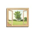 TurtleGrip Customizable Window Mosquito Net - Beige