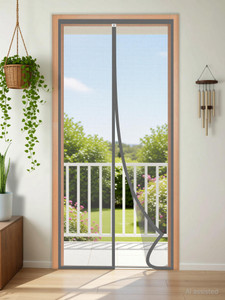 turtlegrip auto-closing magnetic door polyester washable adults mosquito net