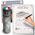 Tuscany Gifts | Real Piece of Tuscany | Italian Gifts | Highly Unique Gift idea | Blank Certificate to Write in The Name of Your Choice | for Women, Men, Birthday, Anniversary, Wedding