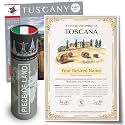Tuscany Premium Gifts | Real Piece of Tuscany | Highly Unique Gift idea | Personalised Certificate | for Women, Men, Birthday, Anniversary, Wedding