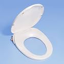 TUSHY Wave Non-Electric Bidet Toilet Seat, Elongated, Bamboo Knob