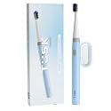 Tusk Smart Electric Toothbrush for Adults & Kids, 3 Modes Rechargeable Sonic Brush with 30 Days Battery, Soft Bristles, Waterproof Design, C-Type Charging, Timer for Efficient Cleaning (Sky, Blue)