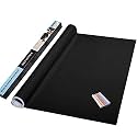 Plastic Black Board for Wall | 45x200 cm Removable Writing Board for Wall Sticker | Chalkboard Decal with 5 Chalks for Home, School, Office, College, Kitchen & Kids