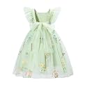 Tutu.kk Toddler Girls Vintage Party Dress A-Line Tulle Flower Girl Dresses