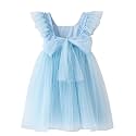 Tutu.kk Toddler Girls Vintage Party Dress A-Line Tulle Flower Girl Dresses