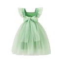Tutu.kk Toddler Girls Vintage Party Dress A-Line Tulle Flower Girl Dresses