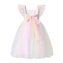 Tutu.kk Toddler Girls Vintage Party Dress A-Line Tulle Flower Girl Dresses