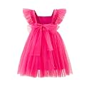 Tutu.kk Toddler Girls Vintage Party Dress A-Line Tulle Flower Girl Dresses