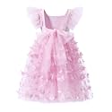 Tutu.kk Toddler Girls Vintage Party Dress A-Line Tulle Flower Girl Dresses