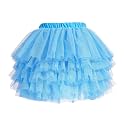 Tutu Skirt for Baby Girl Toddler 6 Layered Tulle Skirts 1-8T