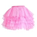 Tutu Skirt for Baby Girl Toddler 6 Layered Tulle Skirts 1-8T