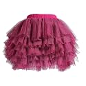 Tutu Skirt for Baby Girl Toddler 6 Layered Tulle Skirts 1-8T