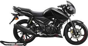 tvs apache rtr 160 rm drum black edition booking for ex-showroom price