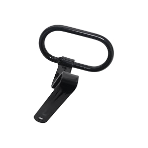 tvs bike pillion holder hook for jupiter 125cc bike side handle for lady light black powder-coated for rust prevention  bag holder  multi-purpose hanging hook - black