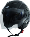TVS DFL Motorbike Helmet Black