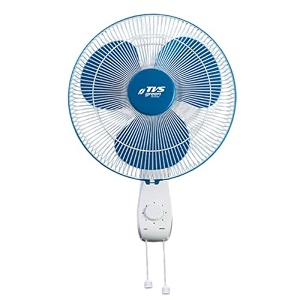 zesto wall fan 400mm1350 rpm silent operation 3 speed control rust proof abs blades  wide angle oscillation  25 hours on 1 unit electricity  blue  3-year warranty