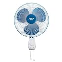 Zesto Wall Fan 400mm|1350 RPM Silent Operation |3 Speed Control |Rust Proof ABS Blades | Wide Angle Oscillation | 25 Hours on 1 Unit Electricity | Blue | 3-Year Warranty