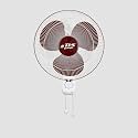 Zesto Wall Fans 400mm | Energy Efficient Portable Fan | 3 Years Warranty | Runs 25 hours on 1 unit of Electricity | Maroon