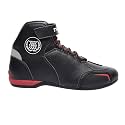 TVS Racing Ankle Length Riding Boots for Men:Waterproof Riding Shoes with Reflective Panels