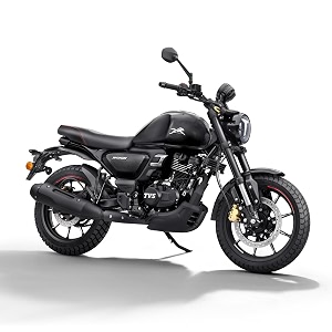 TVS Ronin Base Lightning Black Motorcycle Ex-Showroom Booking