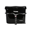 TVS Side Box Glossy with Lock &amp; Coffee Time Slogan (Color:Black)