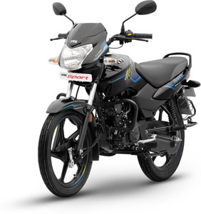 tvs sport self start es plus - alloy wheels booking for ex-showroom price