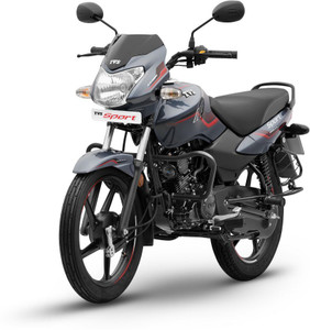 tvs sport self start es plus - alloy wheels booking for ex-showroom price
