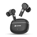 TW-114 Truly Wireless Earbuds with 30dB Real (ANC) Active Noise Cancellation, IPX5, 60H Playtime, 13mm Deep Bass Drivers, Clear Calls, Type-C Charging, Bluetooth 5.3, for Travel, Gym and More (Black)