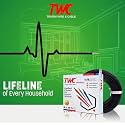 TWC Advance Red 2.5 SQMM 45 METER | Copper Wire | HRFR (Heat Resistant Flame Retardant) Lead-Free Cable | Low Smoke Halogen-Free Wire for Home &amp; Industrial Electrical Wiring