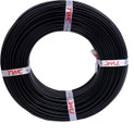 TWC Lite Single Core 4 sqmm Black 90 meter Electrical Wire - FR PVC 4 sq/mm Black 90 m Wire (Black)