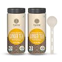 Tweak Instant Ginger Tea Premix 500g Jar (Pack of 2) | Ginger Chai with Milk & Sugar | Instant Tea Premix for Home & Office | Super Saver Combo| Makes Approx. 31 Cups per Jar