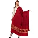 tweedle Women's Ethnic Shawl/Stole for Winters, Reversible, Wool Blend, Traditional Kullu Design (Size – 40 x 80 inches)