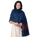 tweedle Women's Ethnic Shawl/Stole for Winters, Reversible, Wool Blend, Traditional Kullu Design (Size – 40 x 80 inches)