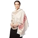 tweedle Women's Ethnic Shawl/Stole for Winters, Reversible, Wool Blend, Traditional Kullu Design (Size – 40 x 80 inches)