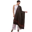 tweedle Women's Ethnic Shawl/Stole for Winters, Reversible, Wool Blend, Traditional Kullu Design (Size – 40 x 80 inches)