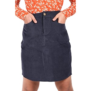 Tweeny Mini Girls Corduroy Skirt Fitted Knee