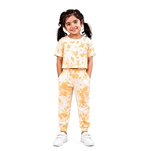 Tweeny Mini Girls Kids Joggers Tie