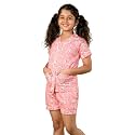 Tweeny Mini Girls Kids Night Suit | Sleepwear | Nightwear | Sleep Suit Summer Half Sleeves Shirt &amp; Shorts Combo Pure Rayon Floral Print for Girls Kids