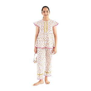 Tweeny Mini Girls Kids Pure Cotton Nightsuit