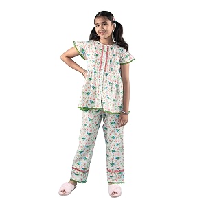 Tweeny Mini Girls Kids Pure Cotton Nightsuit