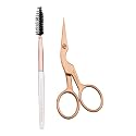 Tweezerman Exclusive Eyebrow Shaping Scissors & Brush Rose Gold