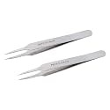 Tweezerman Stainless Steel Ingrown Hair Splintertweeze for Women and Men,(Pack of 2)