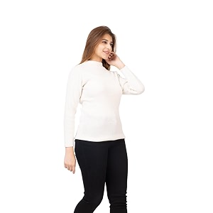 TWENTY ME Winter Wear Casual Solid Acrylic