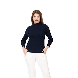 TWENTY ME Winter Wear Casual Solid Acrylic