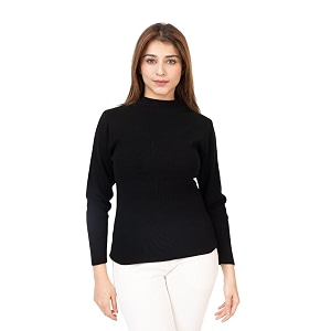 TWENTY ME Winter Wear Casual Solid Acrylic