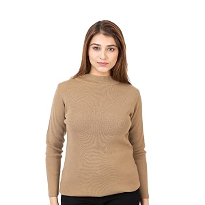 TWENTY ME Winter Wear Casual Solid Acrylic