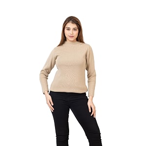 TWENTY ME Winter Wear Casual Solid Acrylic