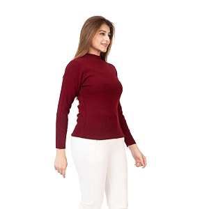 TWENTY ME Winter Wear Casual Solid Acrylic